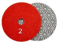 Алмазные гибкие шлифовальные круги Ромашка Pads 3-STEP D100 №2